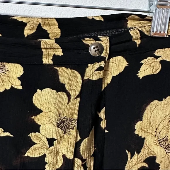 Vintage 80s/90s Rena Rowan Dark Floral Top Maxi Skirt Set Women’s Size 10 Retro - Picture 12 of 16